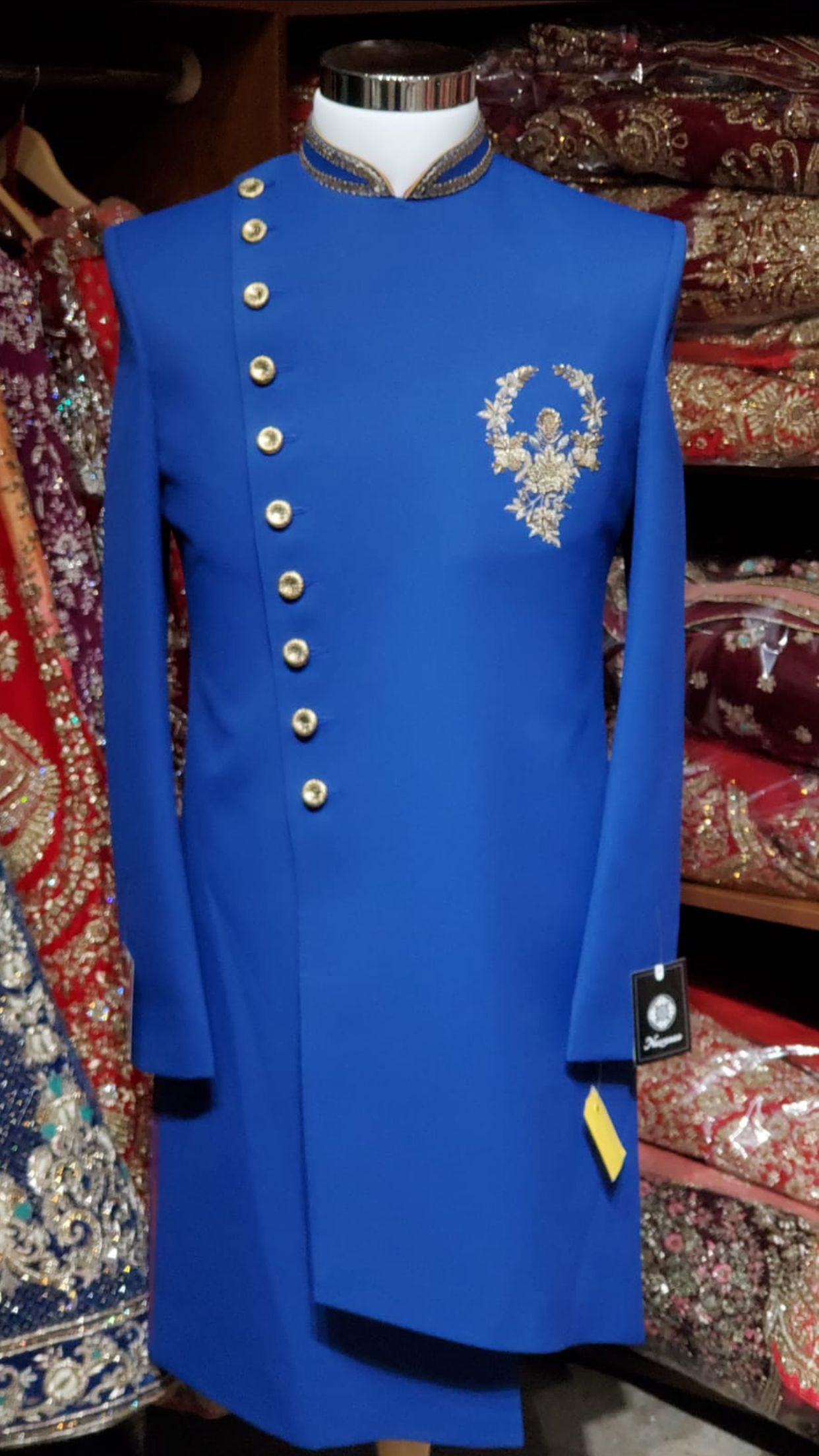 Royal Blue Sherwani