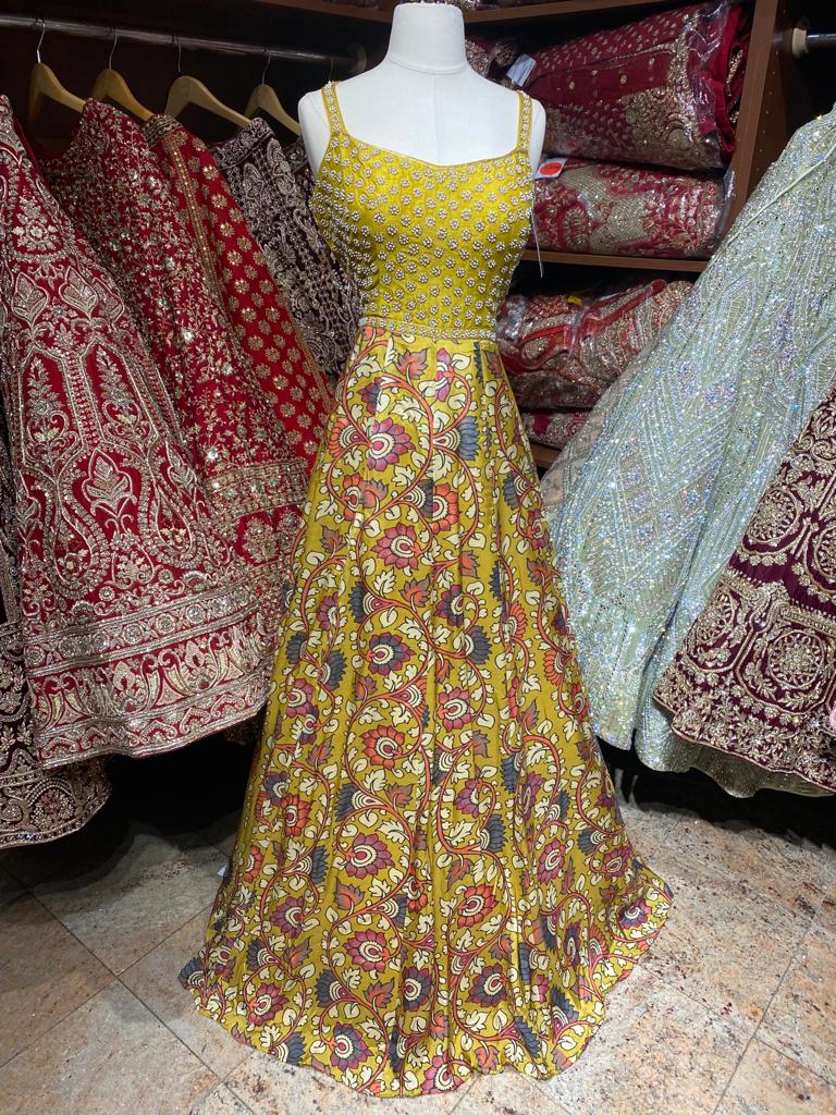 Floral Printed Anarkali Collection PWA-116