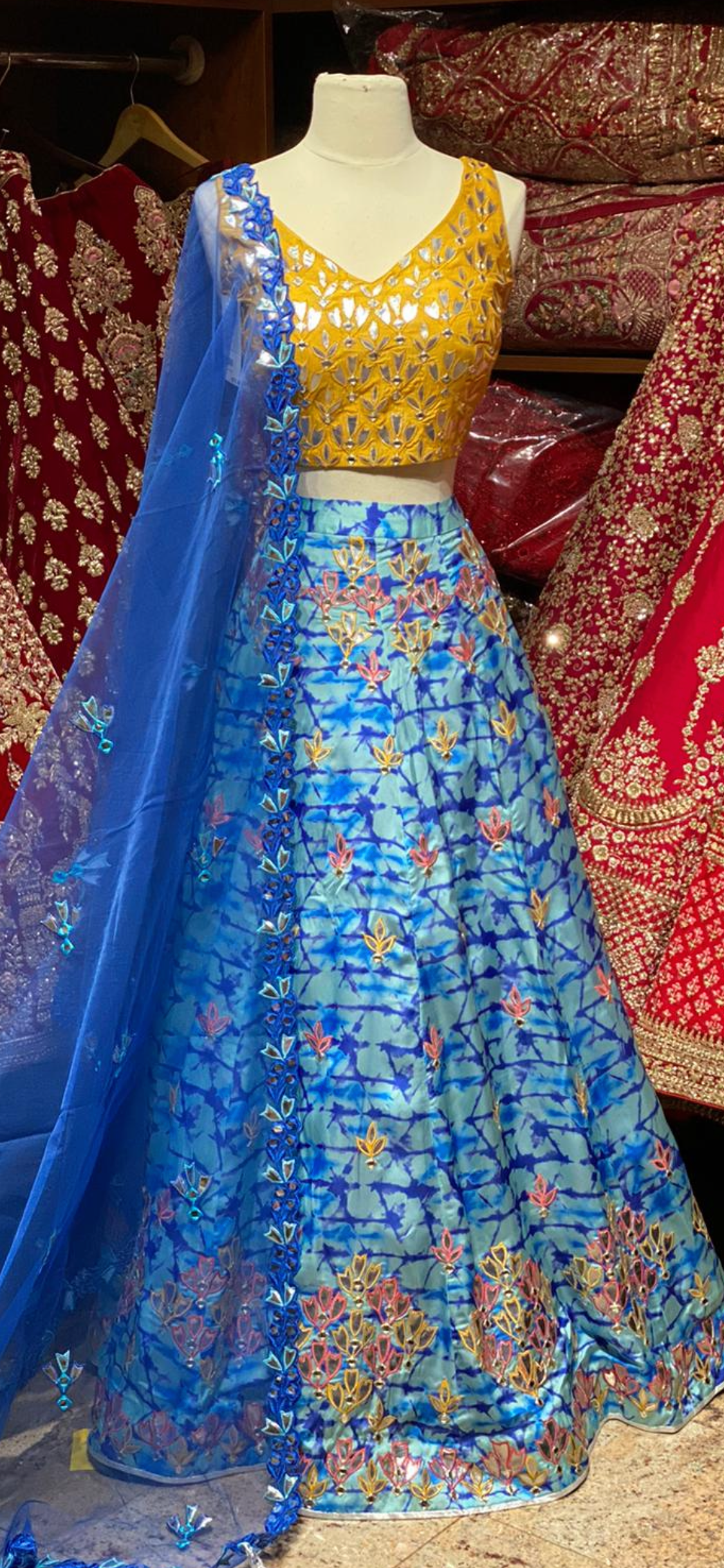 Persian Blue Unmissable Rangaadi Party Wear Collection PWC-009