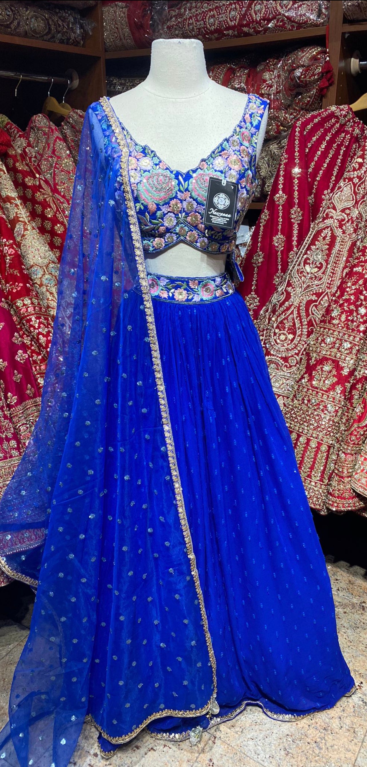 Royal Blue New Era Party Wear Collection PWL-461