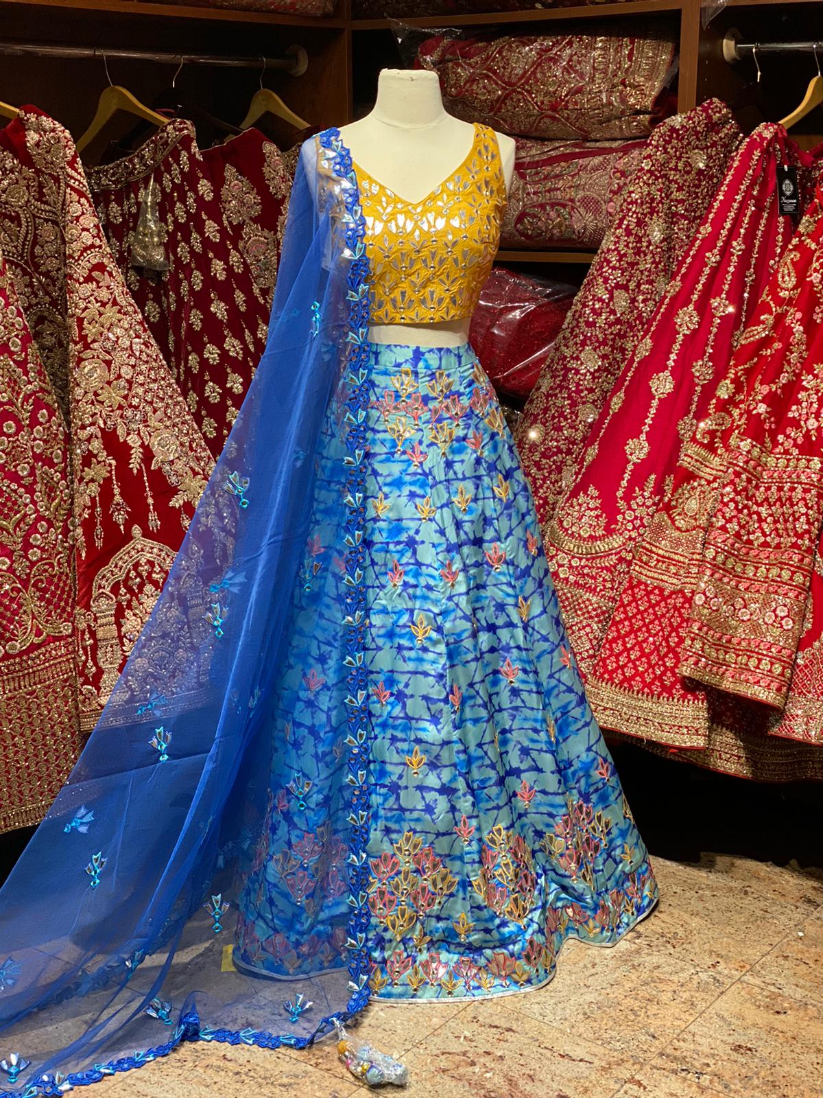 Persian Blue Unmissable Rangaadi Party Wear Collection PWC-009