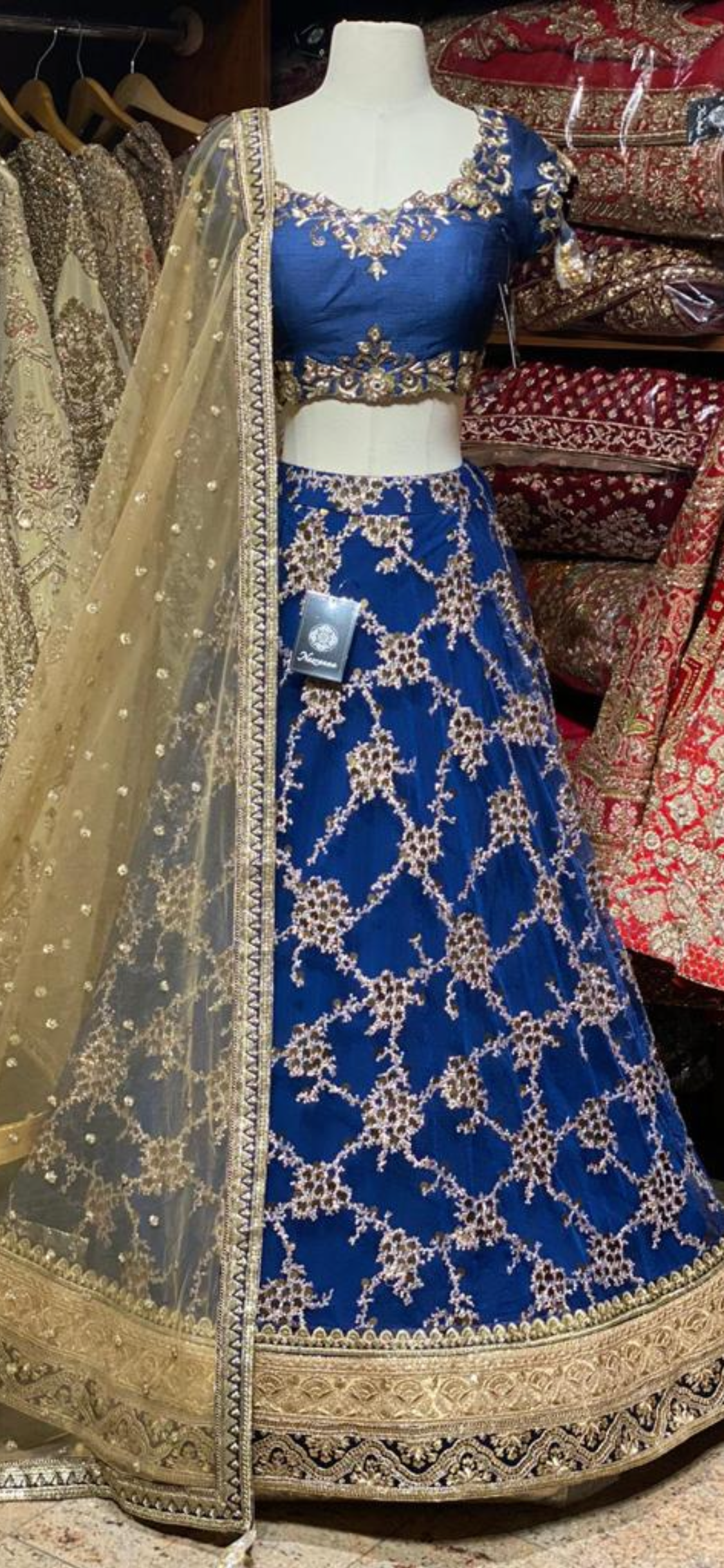 Sapphire Blue Party Wear Lehenga PWL-034