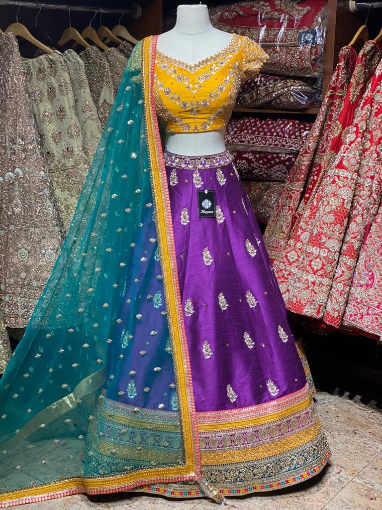 Violet Purple Party Wear Lehenga PWL- 038