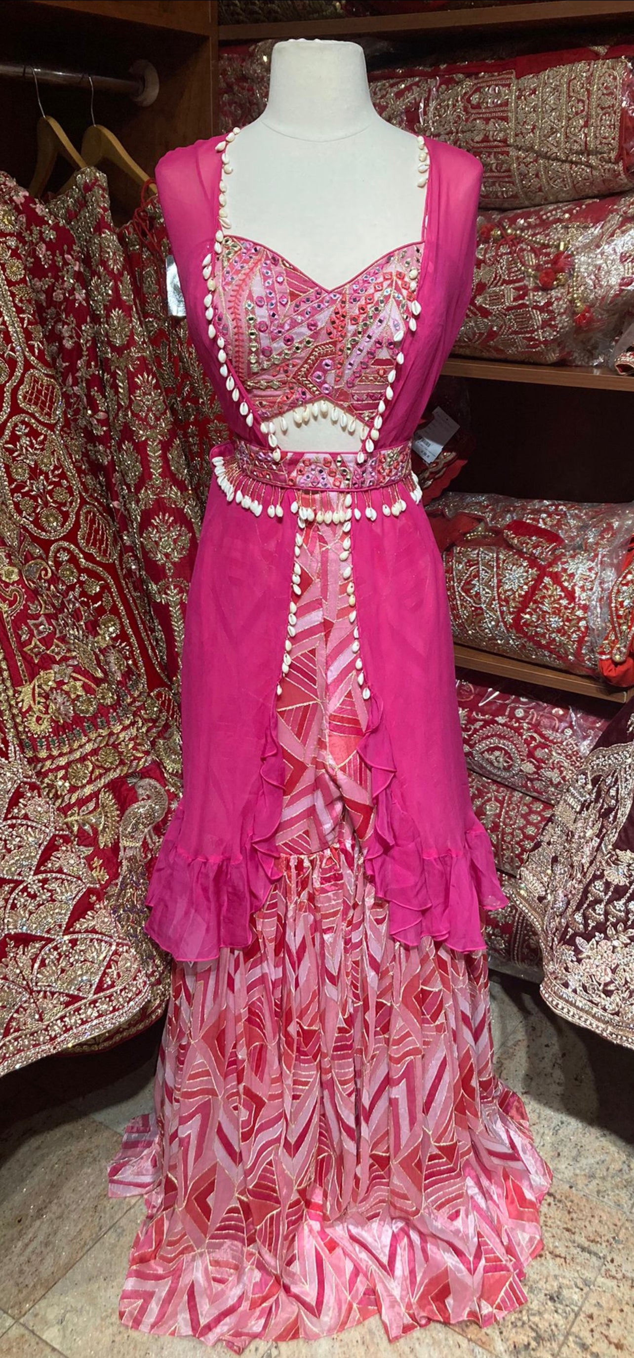 Persian Pink Party Wear Suit Collection PWS-111