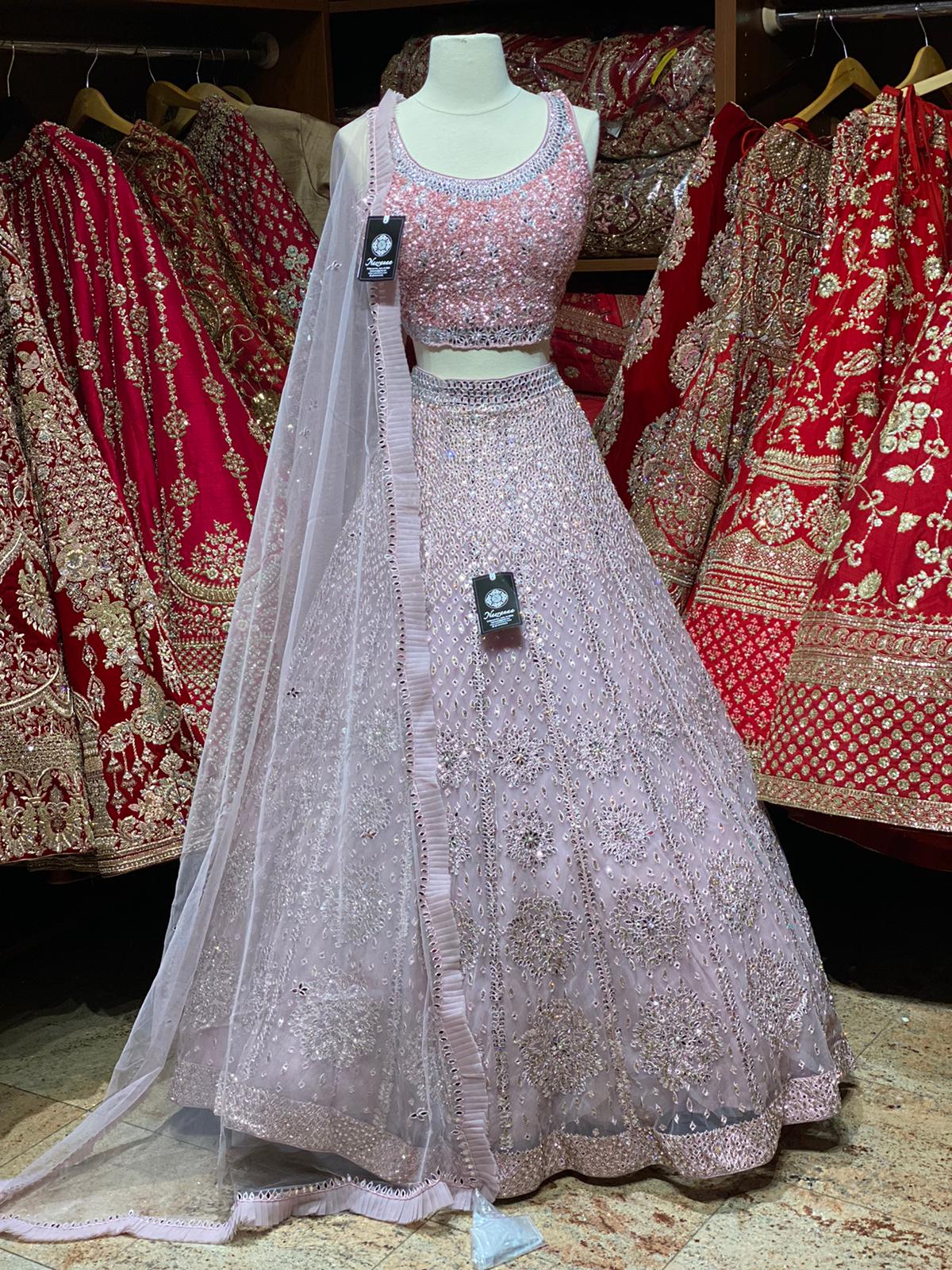 The Bespoke Pastel Pink New Era Party Wear Collection PWL-162