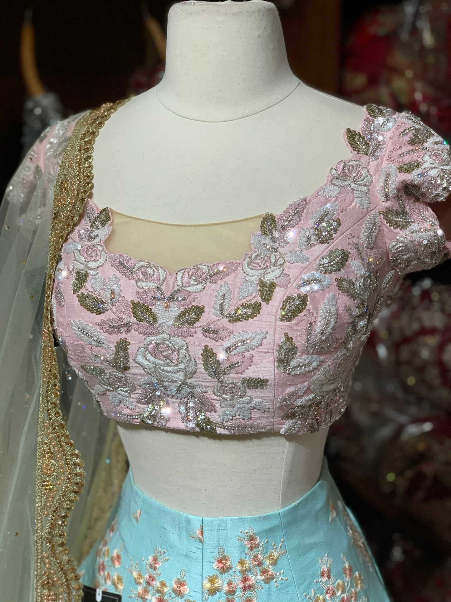 The Candy Floss Pastel Lehenga-PW06