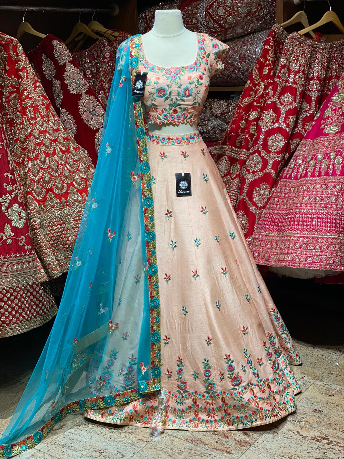 Mauvelous Peach Unmissable Rangaadi Party Wear Collection PWC-006