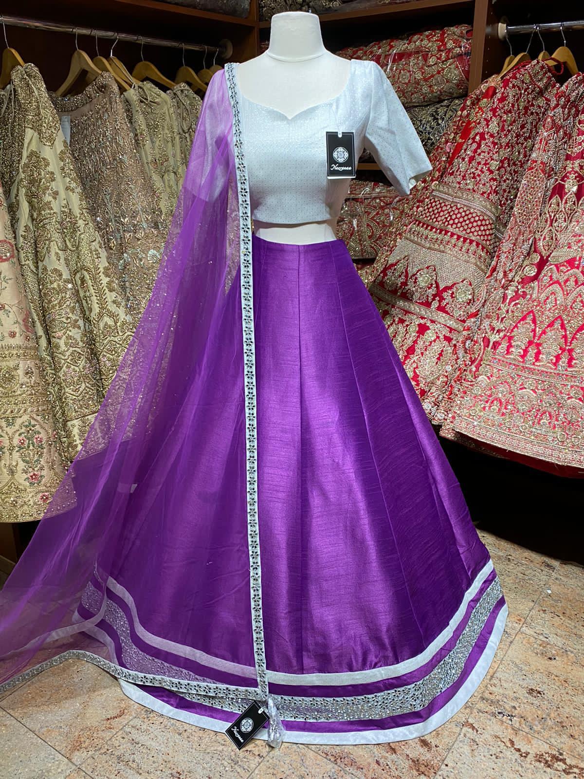 Orchid Purple Bridesmaids Lehenga BML-010