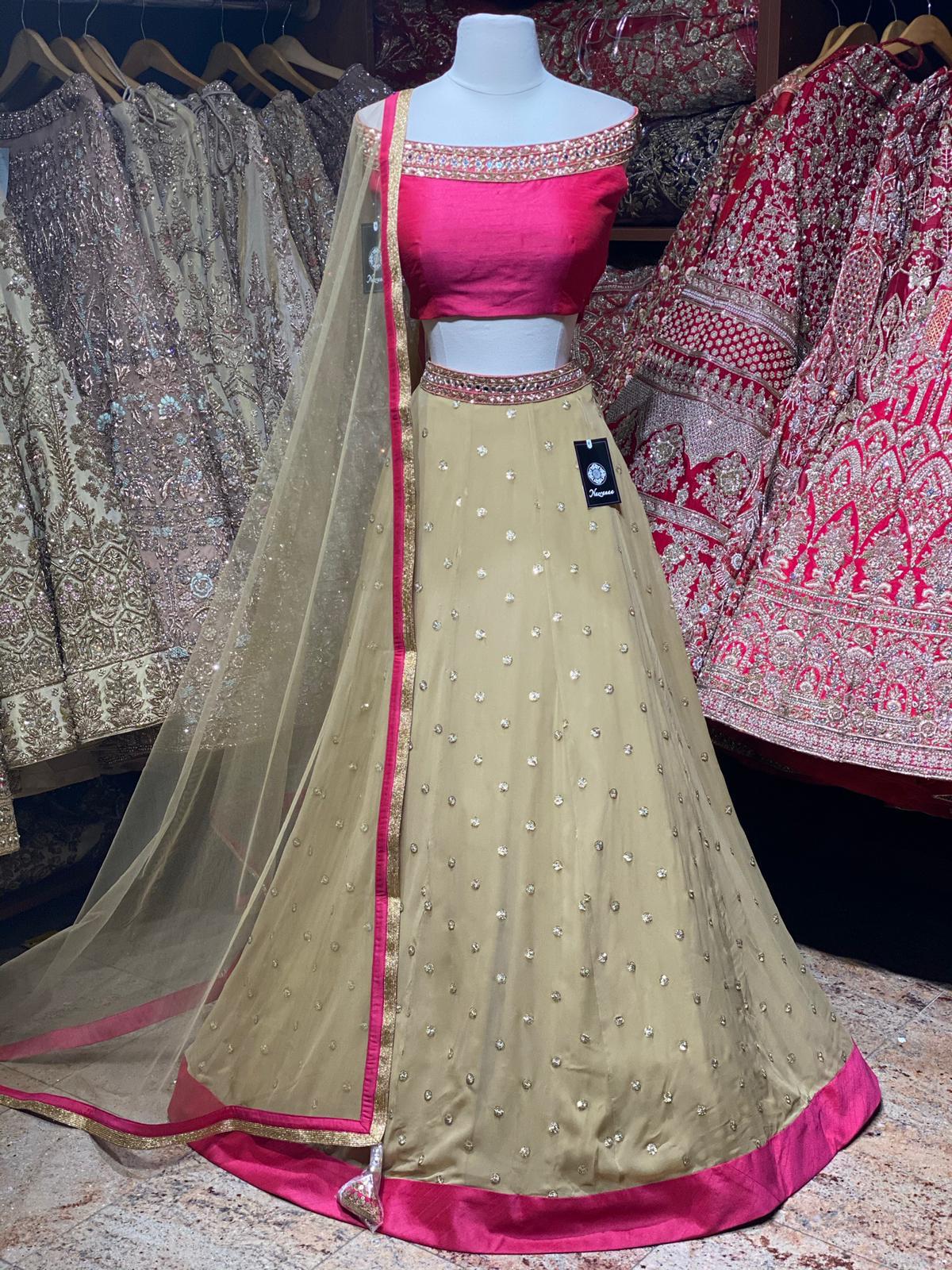 Concord Ivory Bridesmaids Lehenga BML-008