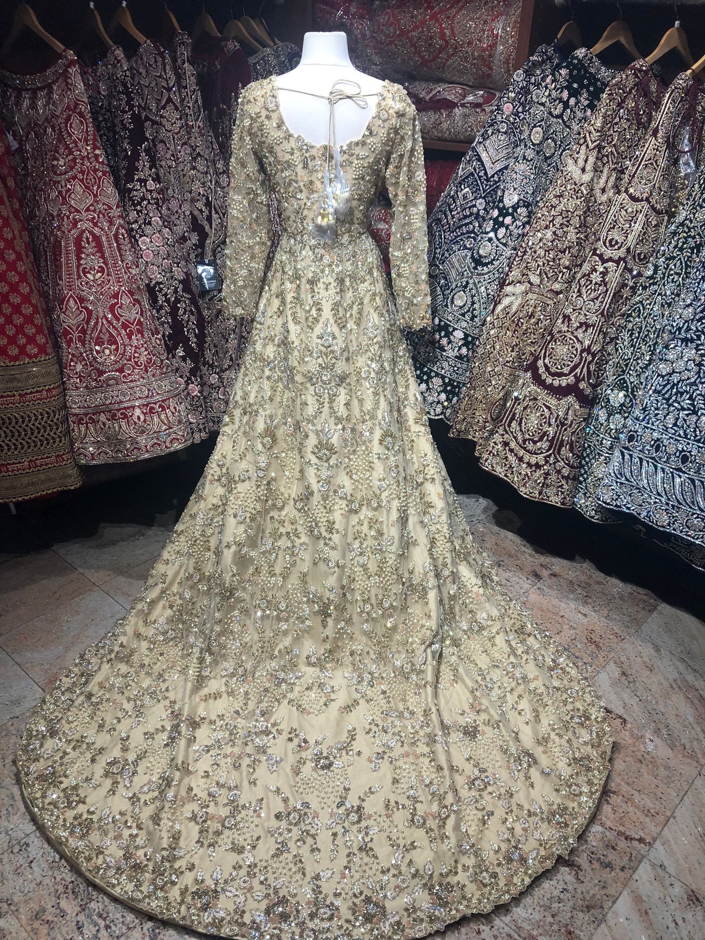 Glamorous Gold Special Edition Gown PWG-007