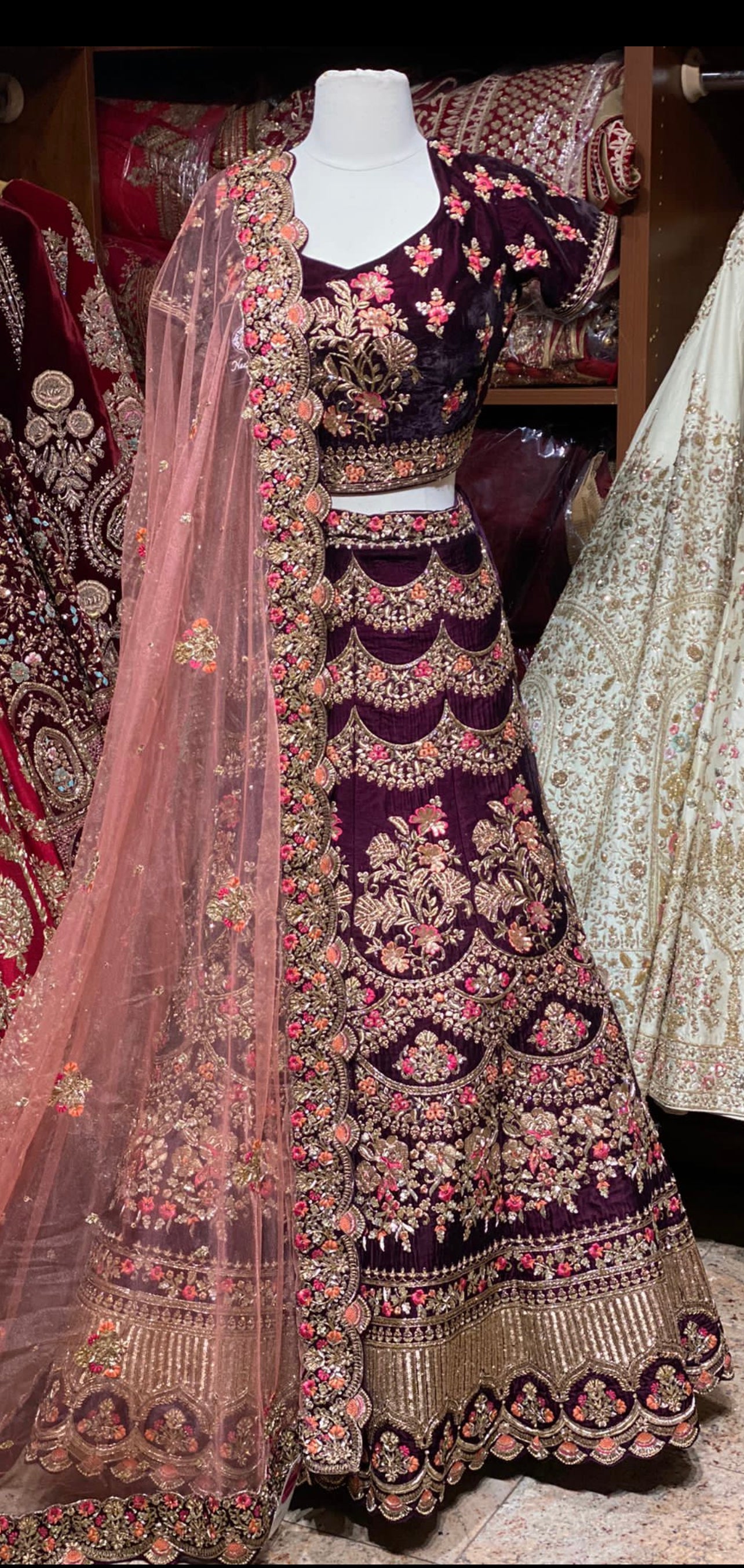 Wine Purple Persian Bridal Collection- 28