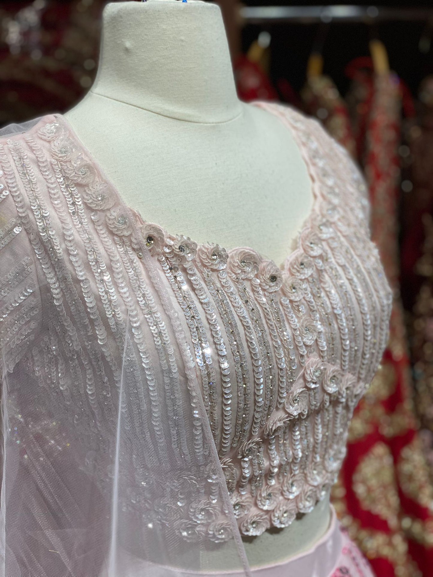 Blush Pink New Era Party Wear Collection PWL-248