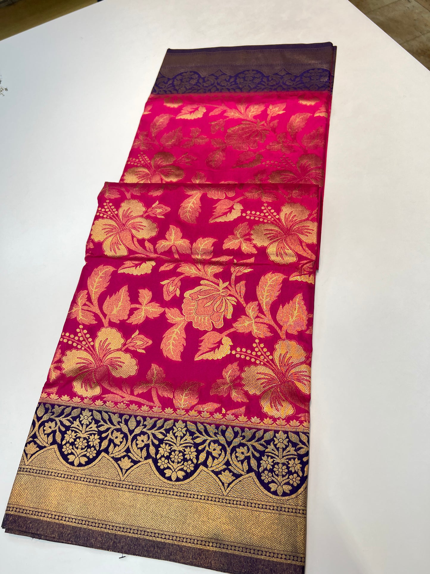 Blended Banarasi Saree-001