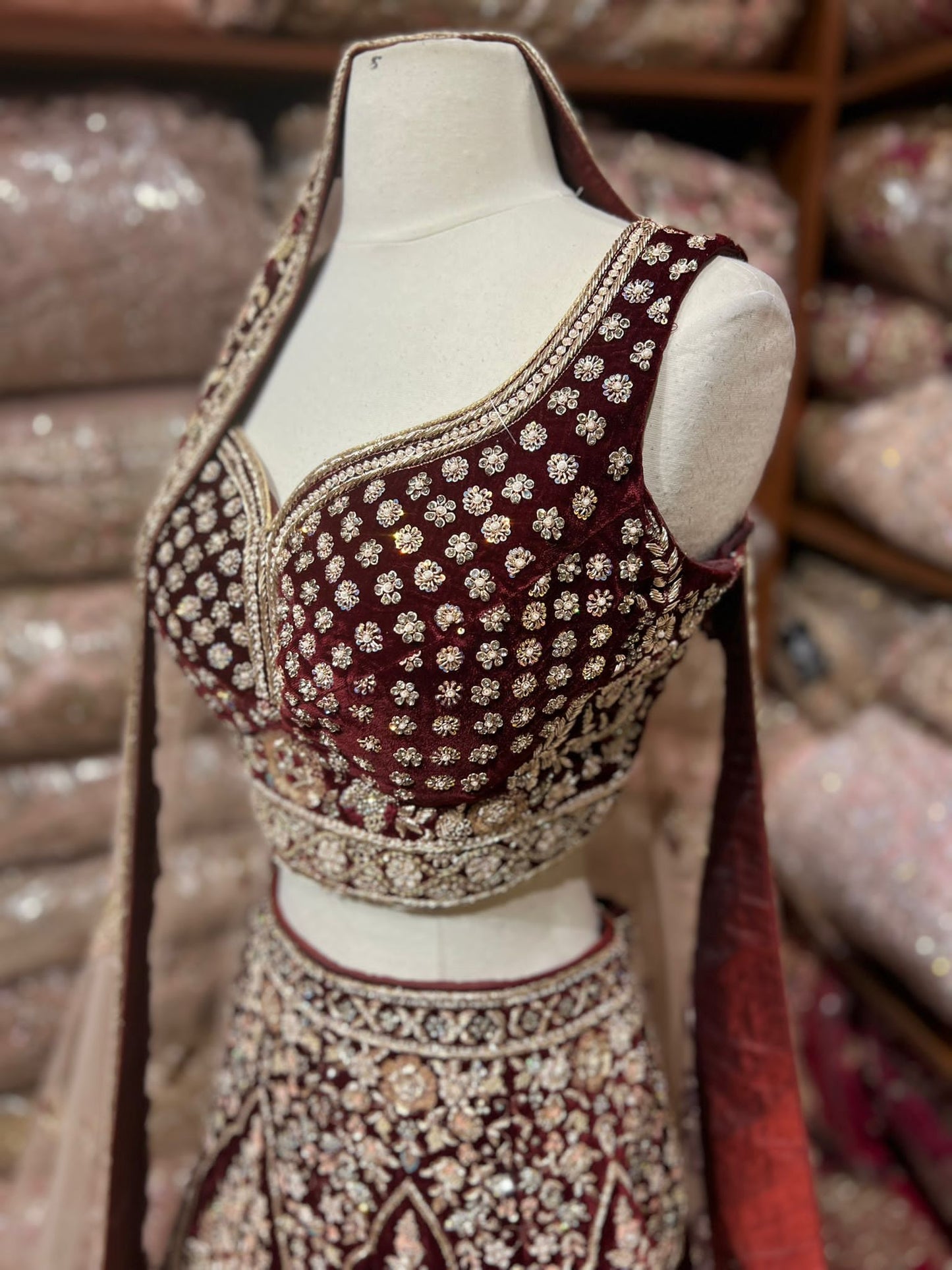 Rosewood Red Persian Bridal Collection -46