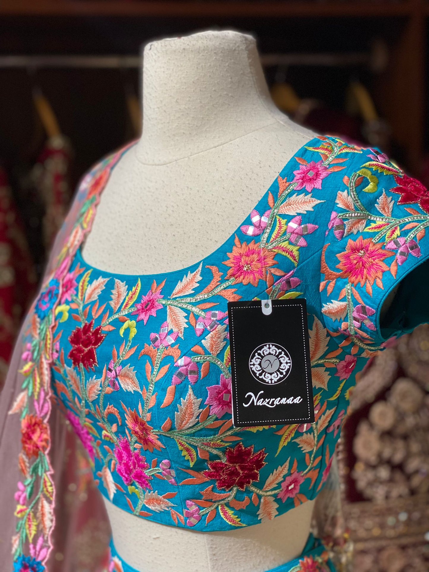 Powder Blue Unmissable Rangaadi Party Wear Collection PWC-042