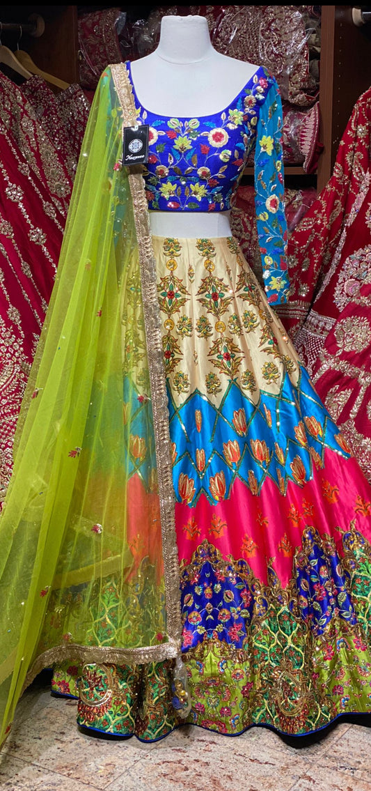 3D Print Multicolor Unmissable Rangaadi Party Wear Collection PWC-026