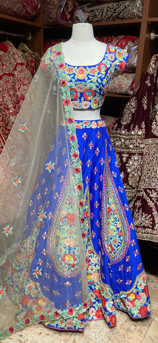 Royal Blue Unmissable  Rangaadi Party Wear Collection PWC-056