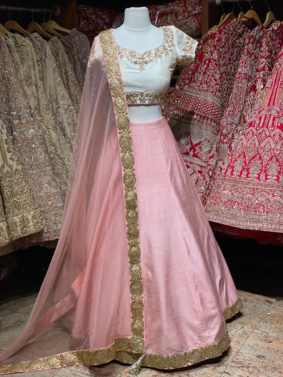 Dusky Peach Bridesmaids Lehenga BML-011