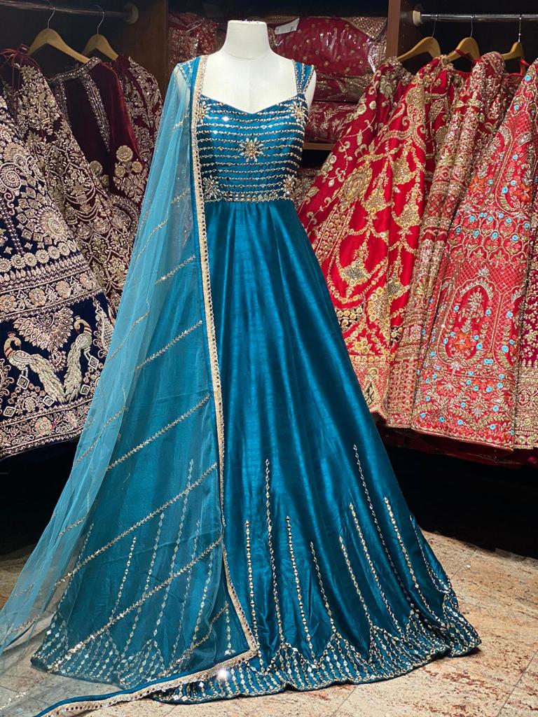 Mirror Work Collection Anarkali PWA-028