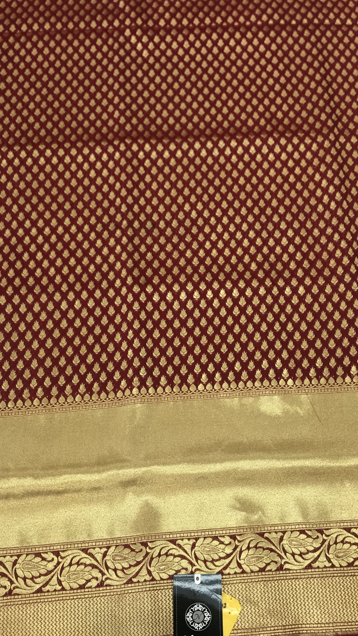 Maroon Art Banarasi Saree