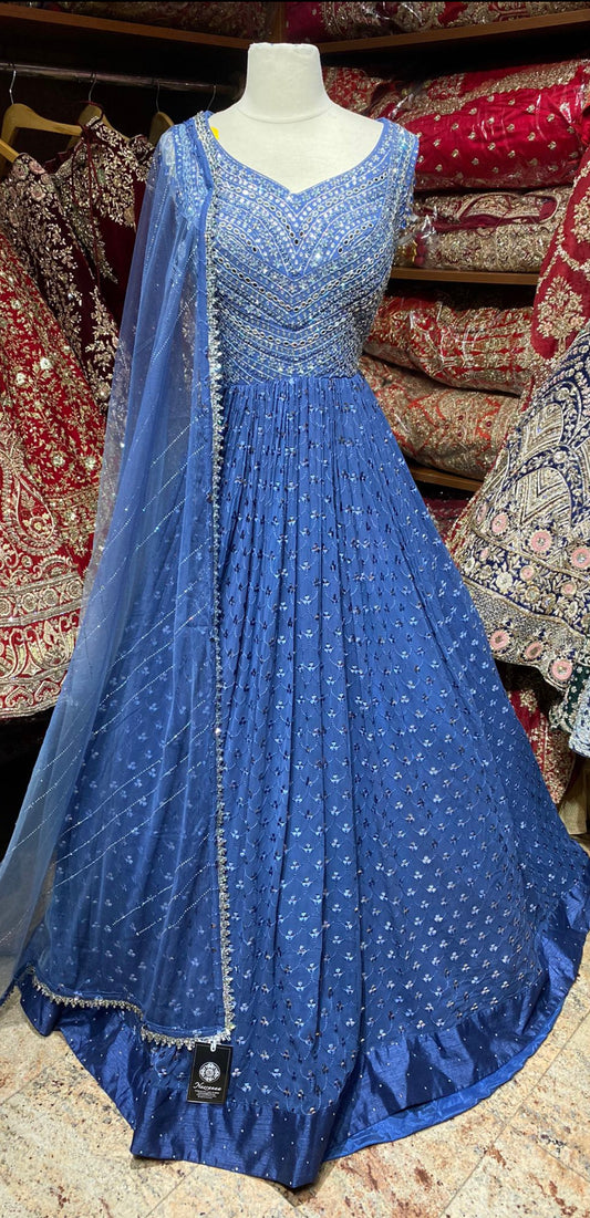 Powder  Blue Special Edition Gown PWG-022