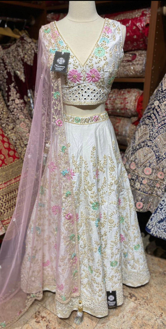 Pearl White New Era Party Wear Collection PWL-500