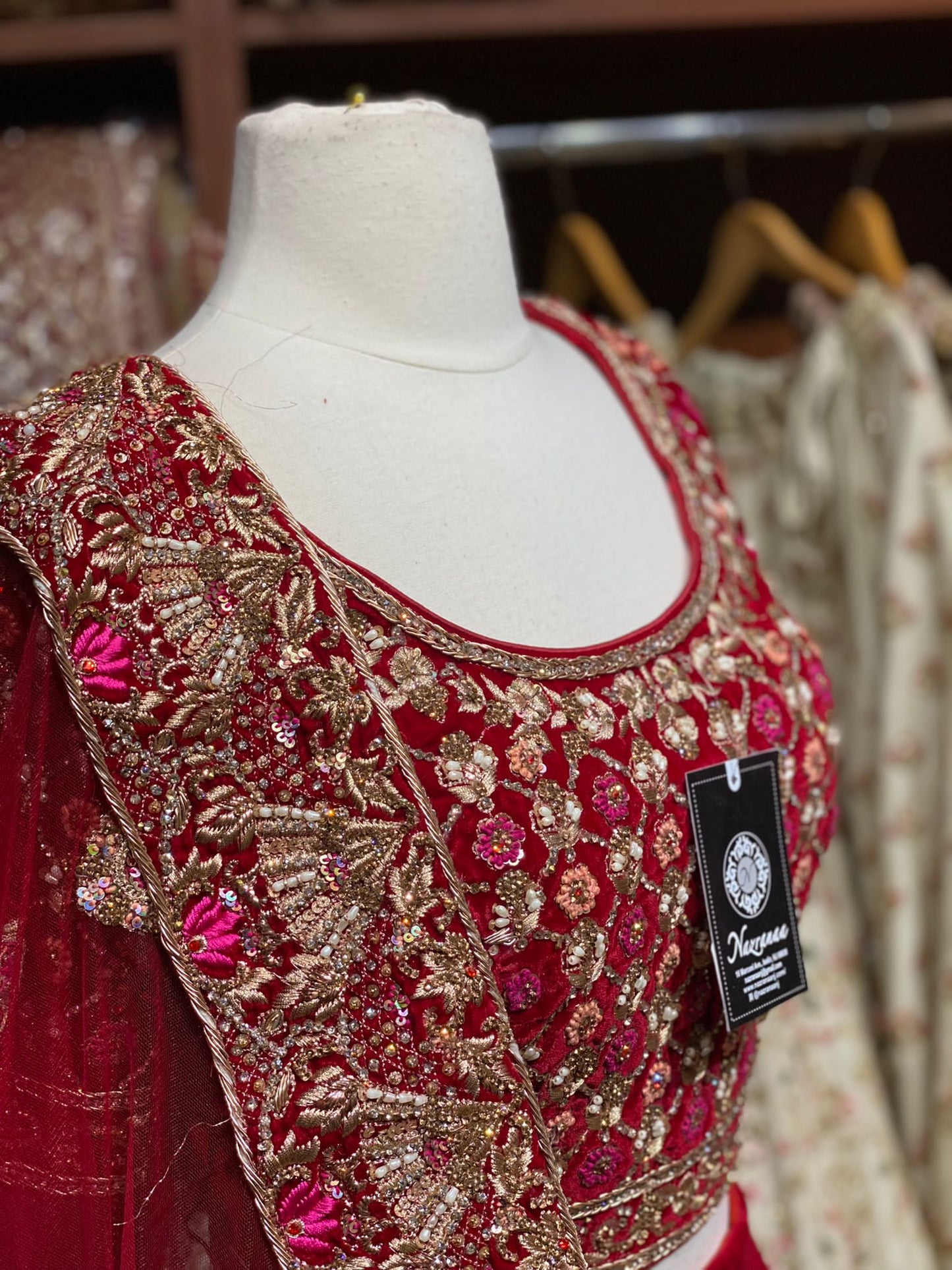 Rosewood Red Persian Bridal Collection -29