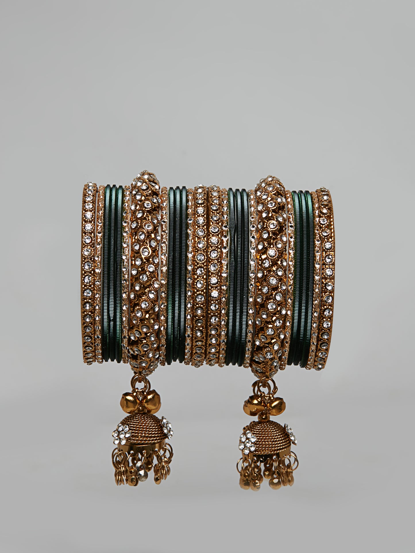 Fancy Stone Bangles with ghungroo BD2