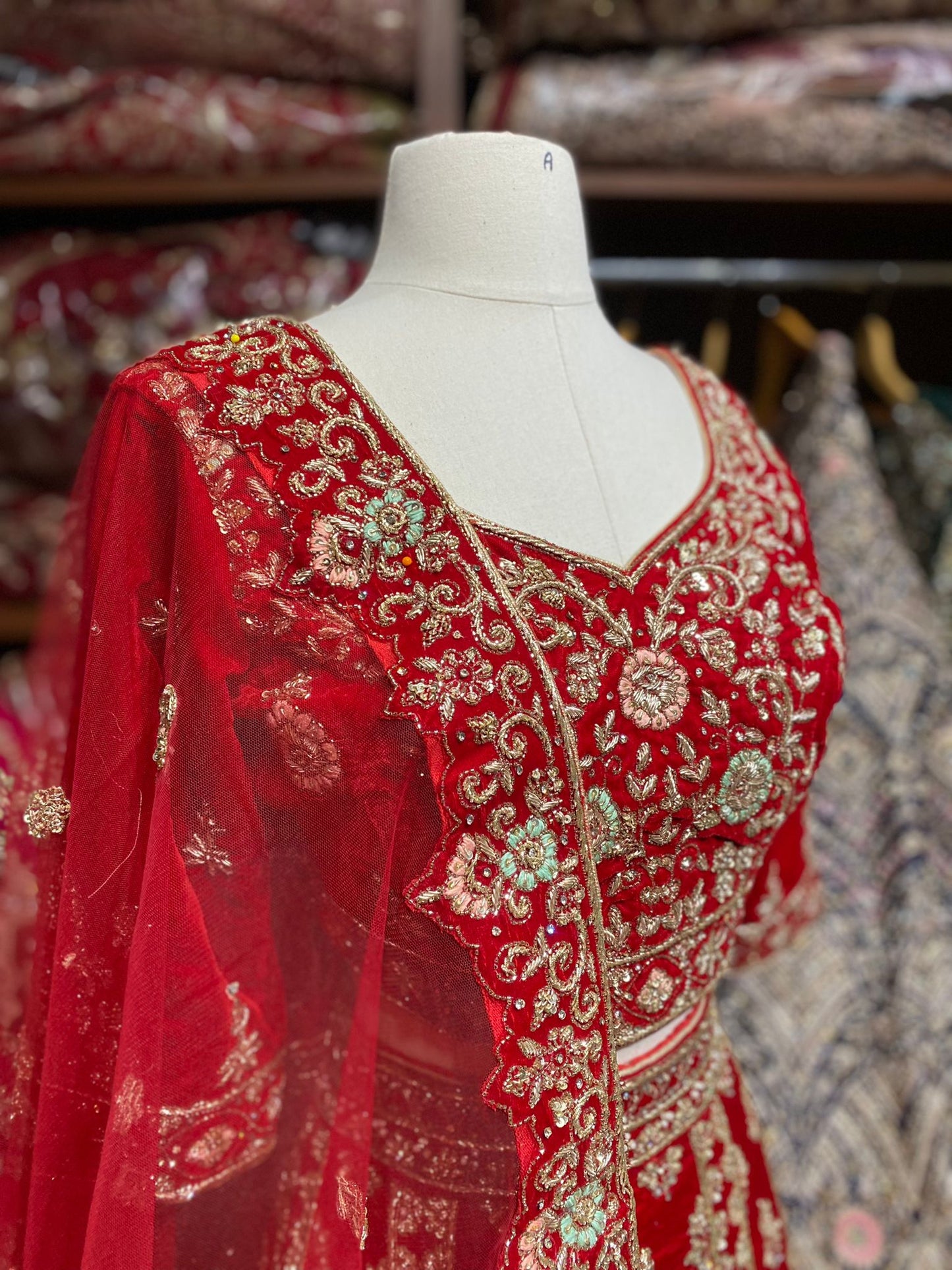 Ruby Red Persian Bridal Collection -35