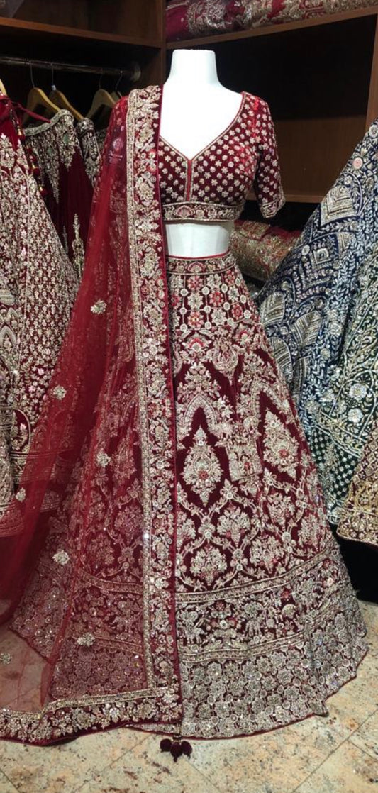 Rosewood Red Persian Bridal Collection -41