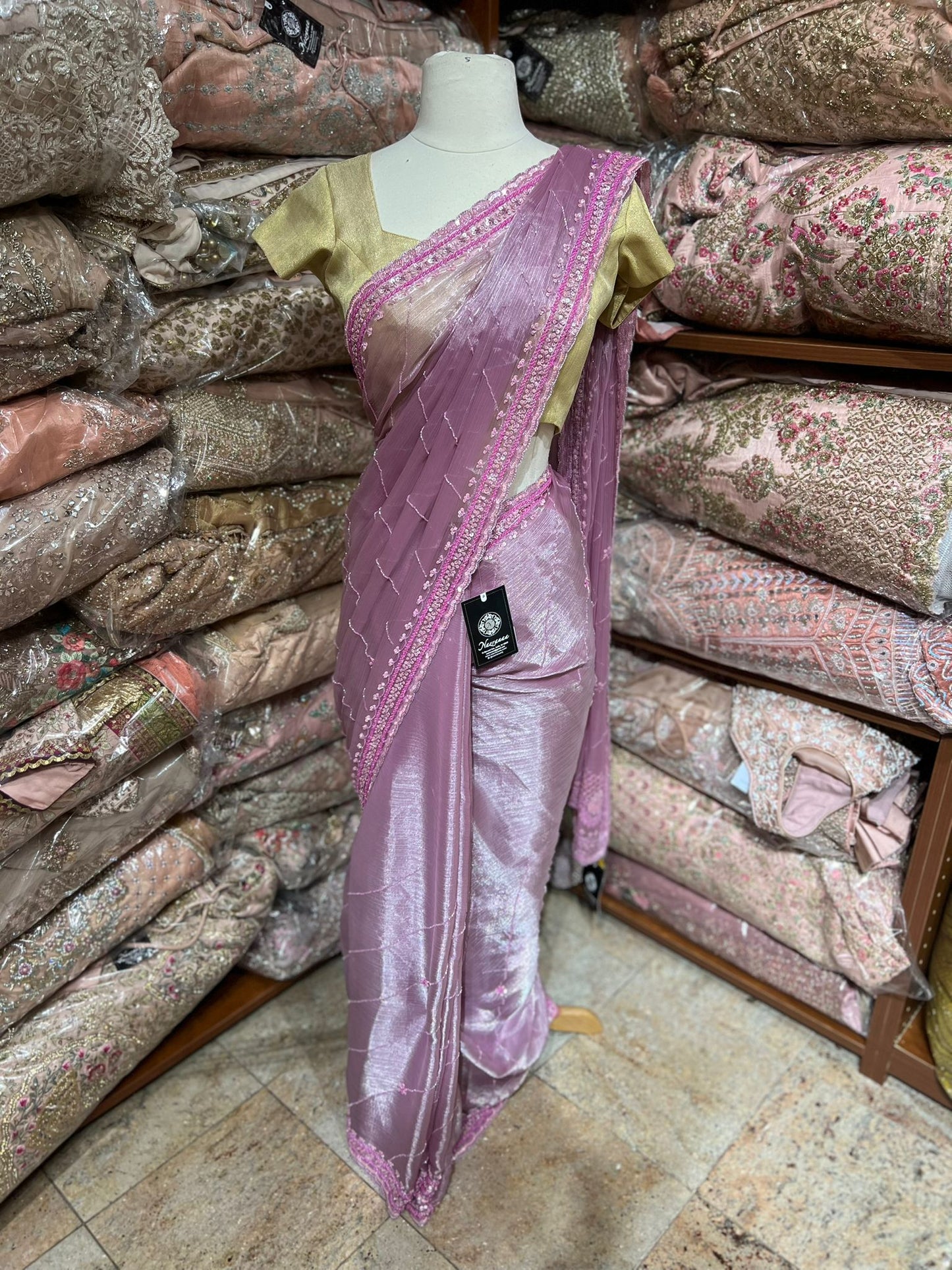 Orchid Pink Saree PWS-185