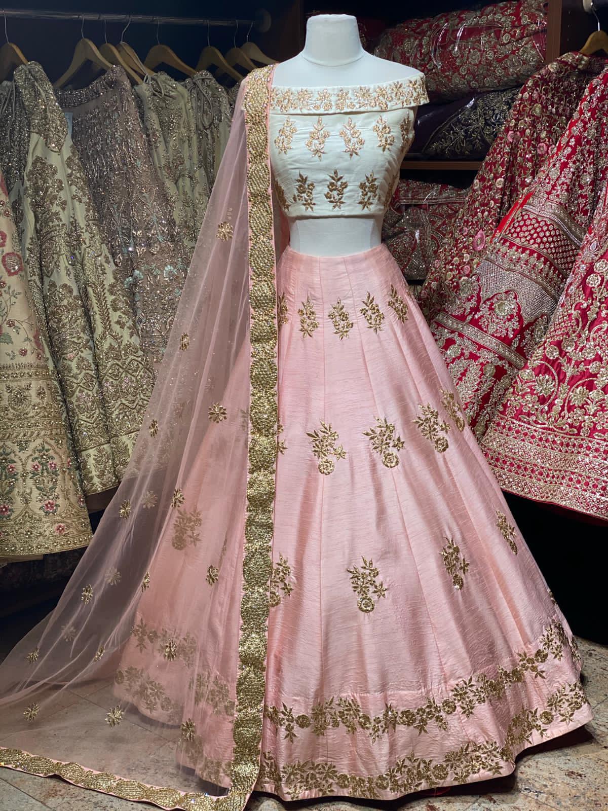 Dusky Peach Bridesmaids Lehenga BML-013