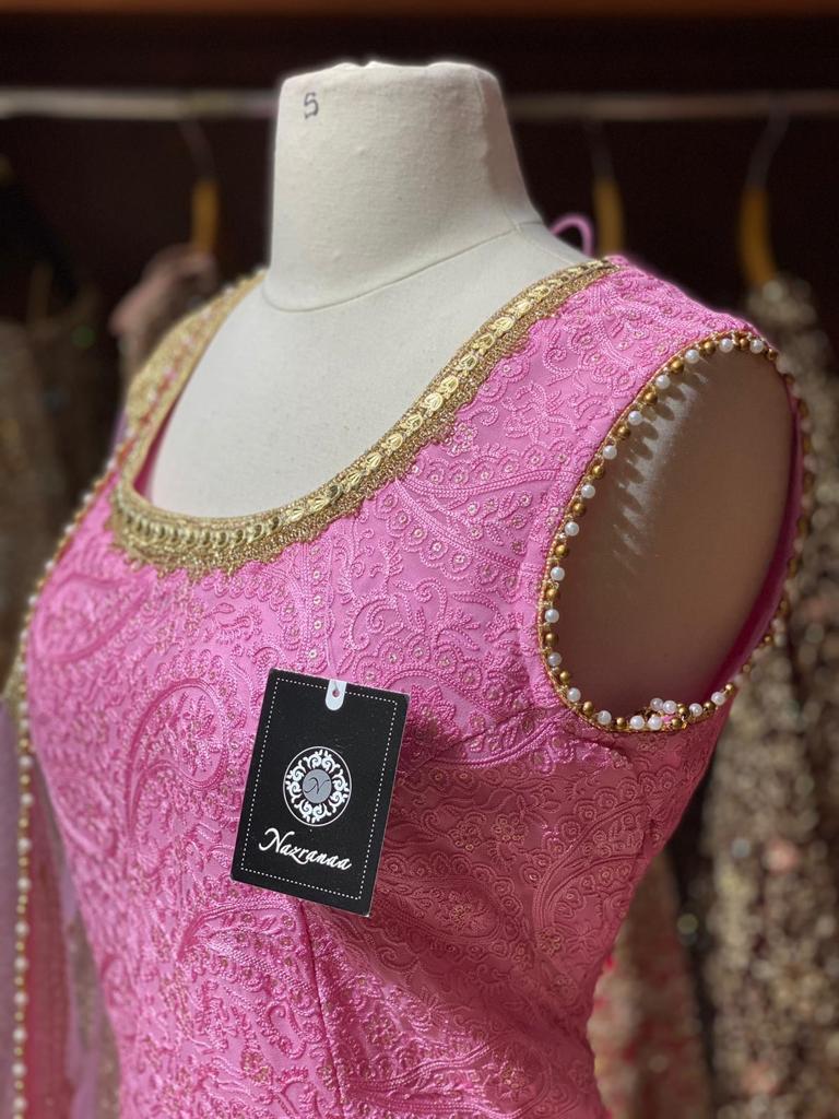 Persian Pink Party Wear Suit Collection PWS-028