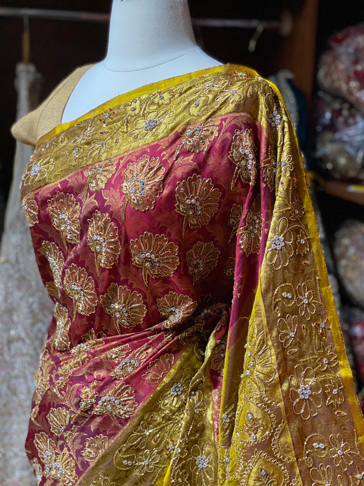 Pure Silk Kanjeevaram Manthrakodi