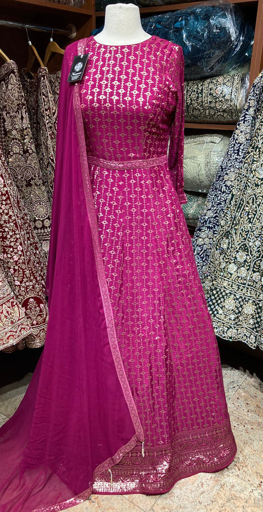 Barbie Pink Anarkali PWA-111