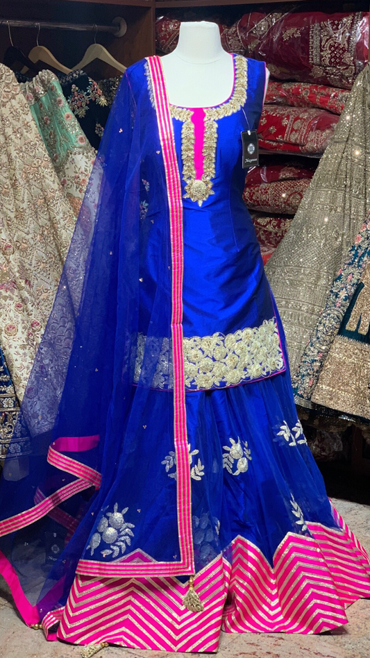 Blue Size 38 Sharara