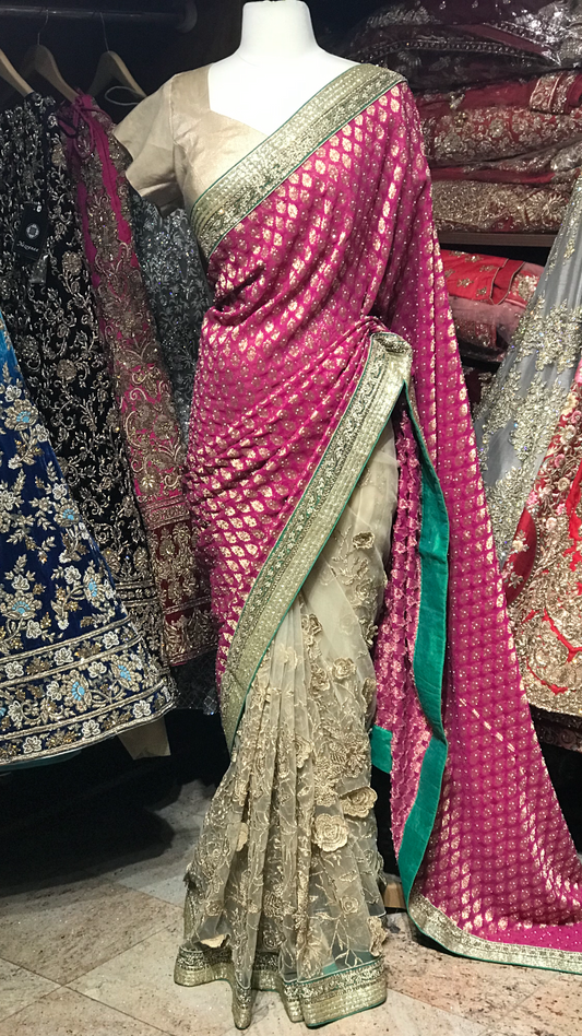 Half & Half Sarees