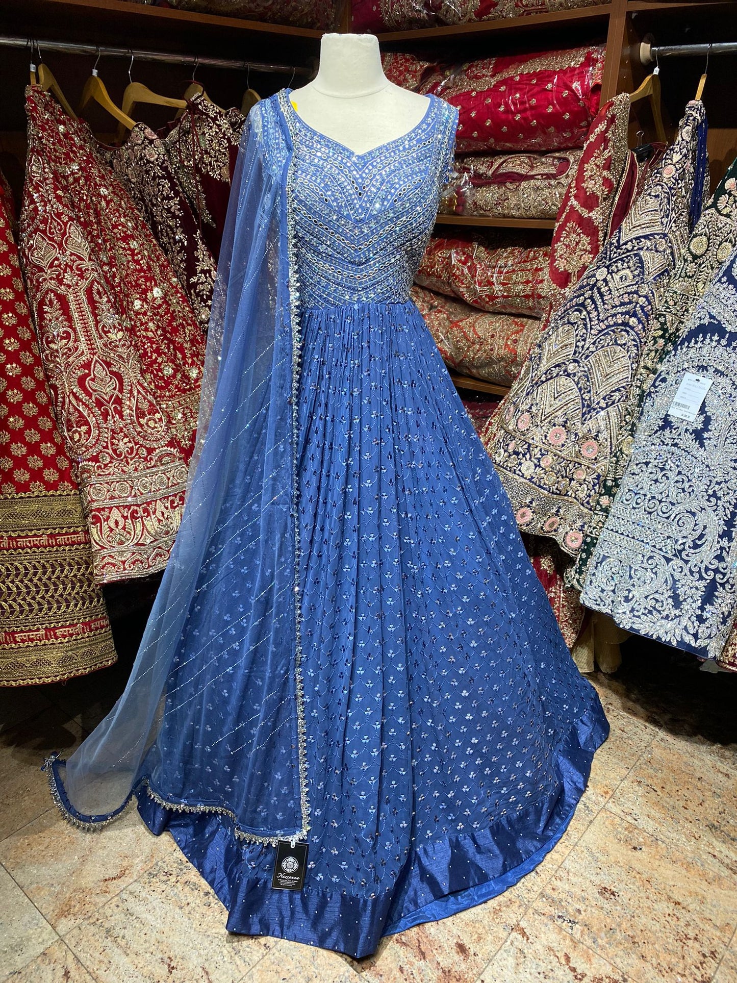 Powder  Blue Special Edition Gown PWG-022