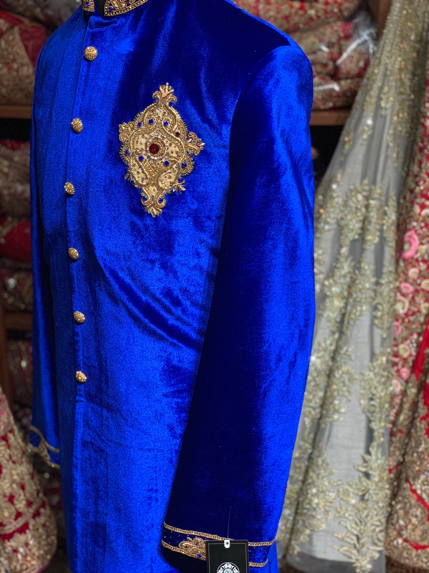 Velvet Sherwani