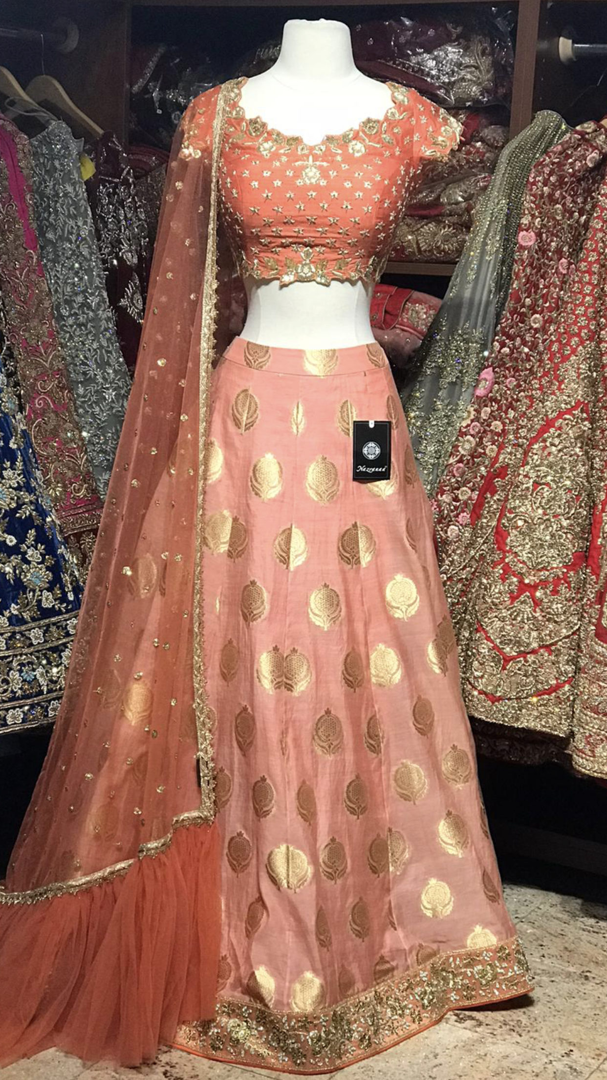 The Peach on the Beach Lehenga-PW44