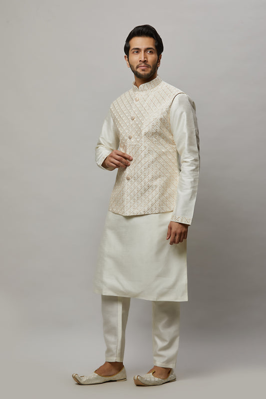 Mens Kurta Vest Set KVD2