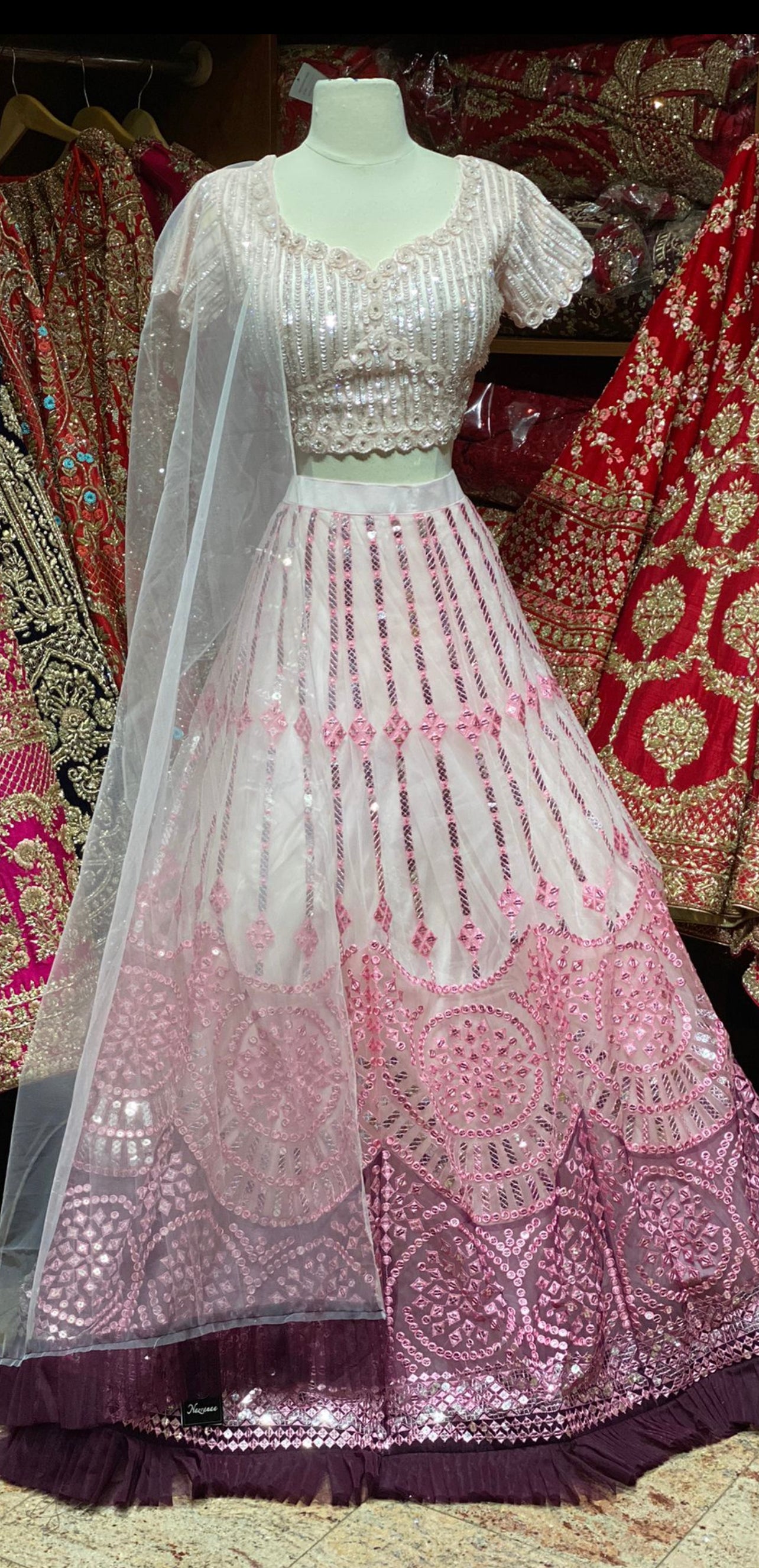 Blush Pink New Era Party Wear Collection PWL-248