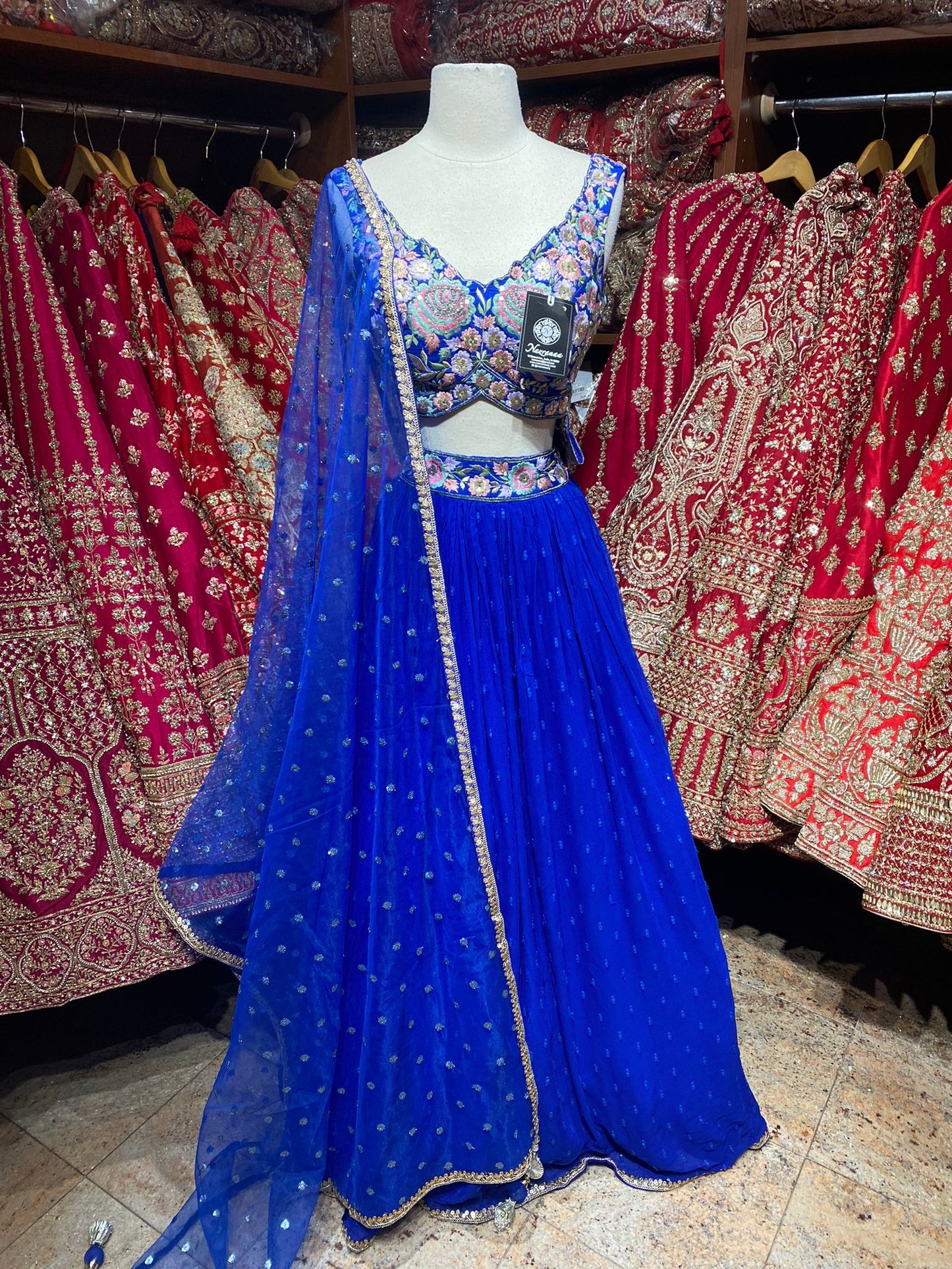 Royal Blue New Era Party Wear Collection PWL-461