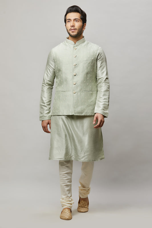 Mens Kurta Vest Set KVD7