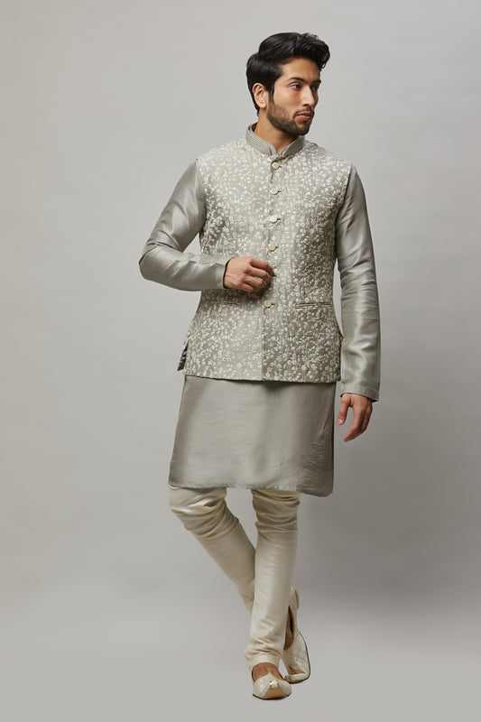 Mens Kurta Vest Set KVD8