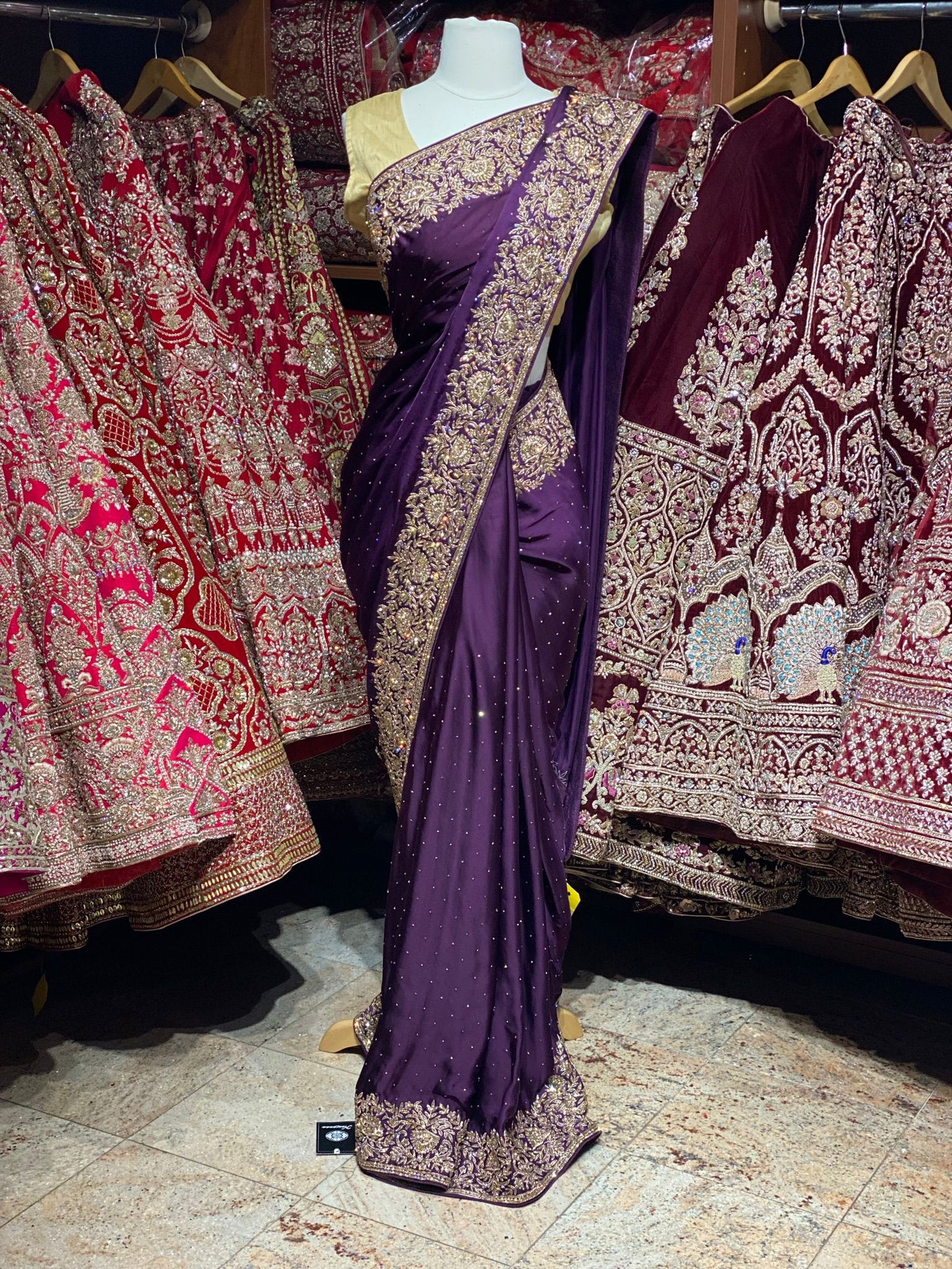 Byzantium Purple Saree PWS-130