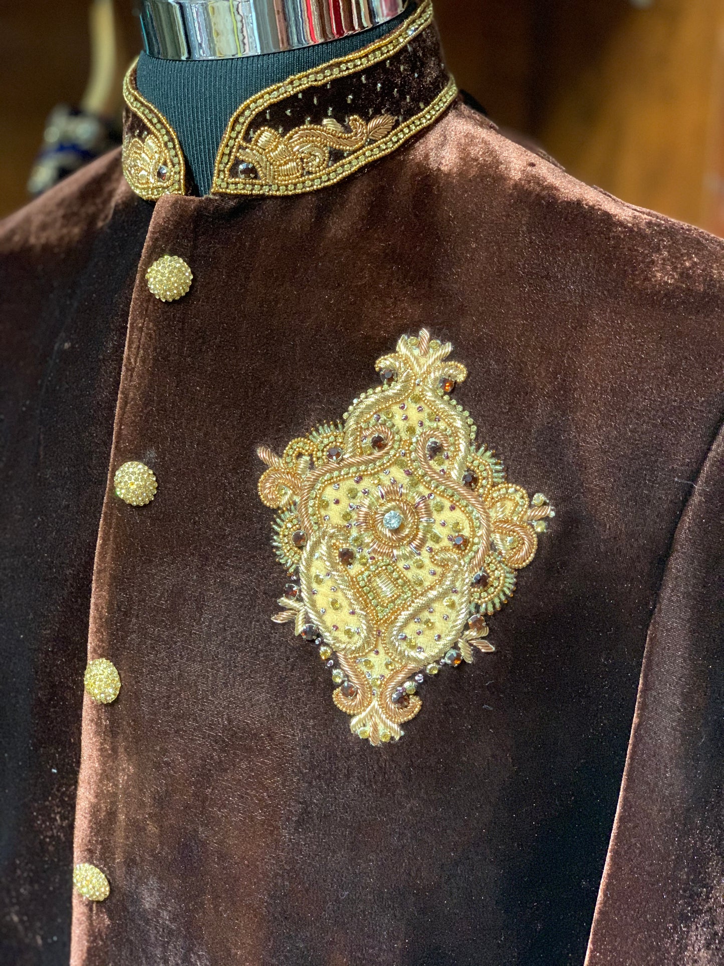 Velvet Sherwani