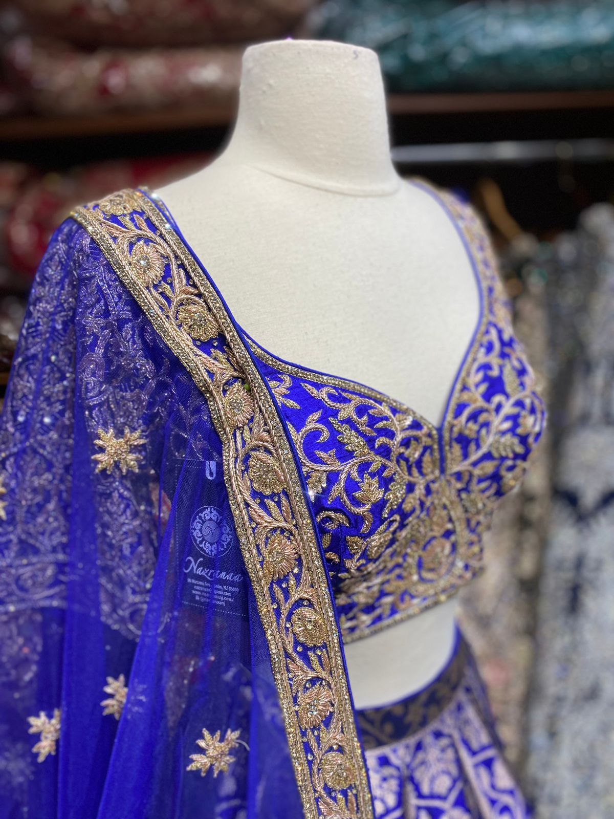 Egyptian Blue New Era Party Wear Collection PWL-499