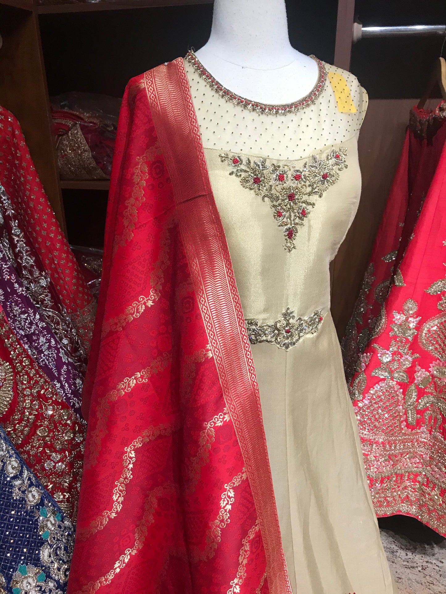 Gold XXL Anarkali