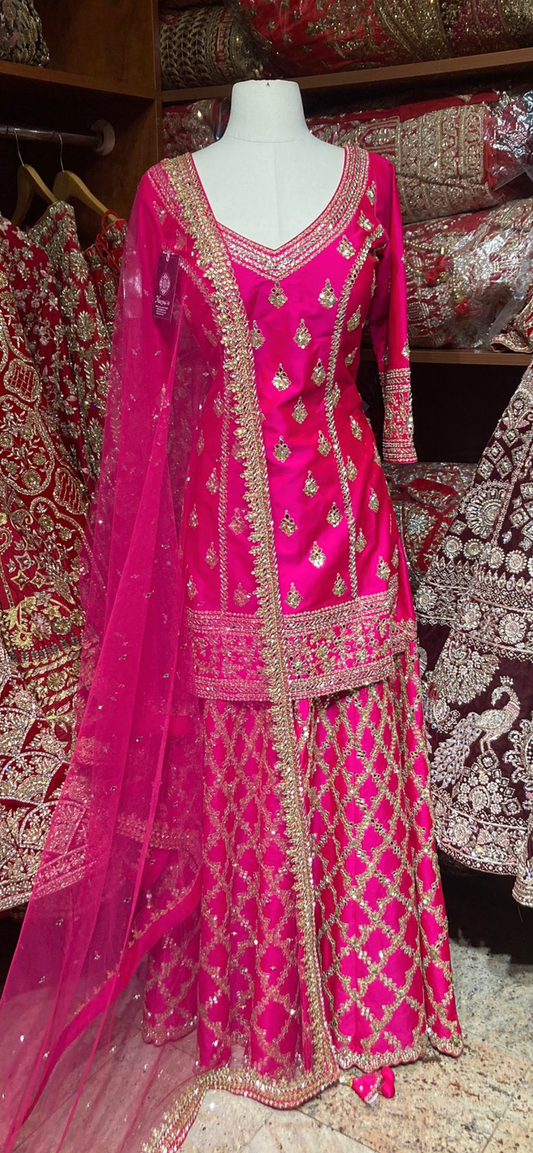 Barbie Pink Party Wear Suit Collection PWS-113